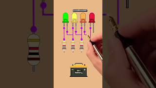 12V Battery Level Indicator Circuit #tipsntricks  #electrical #electrical #automobile #voltage