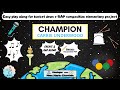 Champion easy bucket drum play along for primaryelementary music class  rap composition project