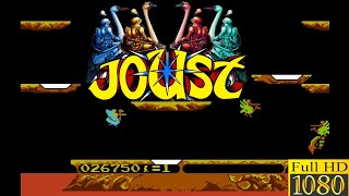 Joust HD Gameplay Crazy ostrich -  Game Nintendo 1982 NES screenshot 4