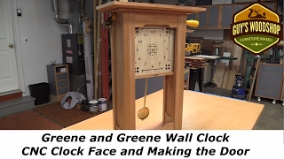 Greene and Greene Wall Clock - CNC Clock Face, Making the Door Pt.2 Plans for this clock are available for download on my website here: ...