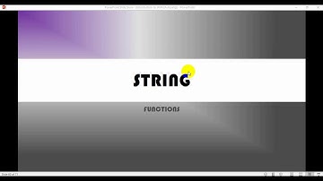 Java String functions