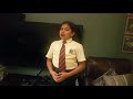 English Speech Competition -Year 5-6 - Julianna Ferdinand - 6A - Third place