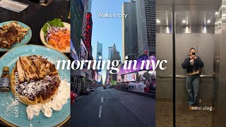 Spend A Morning With Me In Nyc Solo Brunch Date , Walks In City , Renew My Pport