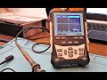 DSO120M oscilloscope KKMOON description , menu, commands and first test.Part1