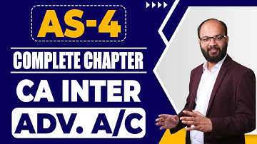 AS - 4 | Contingencies & Events Occurring After The Balance Sheet Date | CA Inter Advanced Accounts