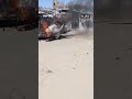 الاحتلال يقصف سيارة في مدينة غزة