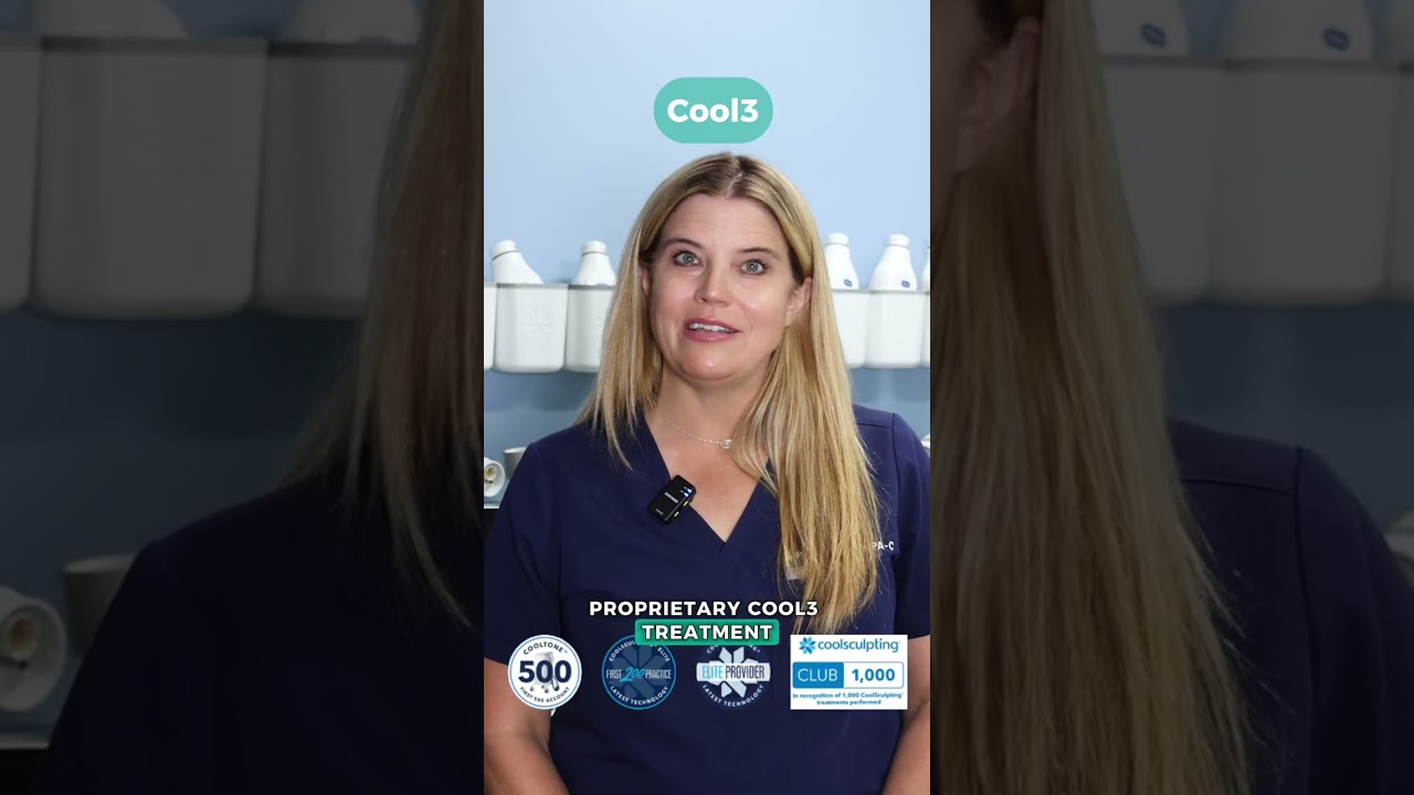 Banner for Stubborn fat that won’t budge? Here’s how we tackle it. ❄️ #Cool3 #CoolSculpting