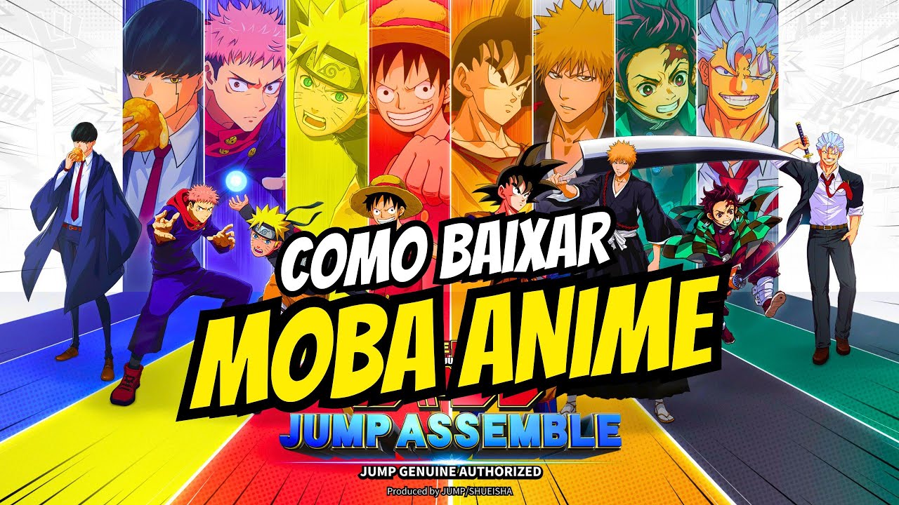 COMO BAIXAR E INSTALAR JUMP ASSEMBLE (MOBA DE ANIME) - YouTube