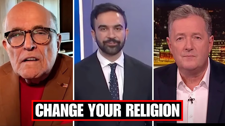 Rudy Giuliani Tells Piers Morgan Muslims MUST Change the Quran Before Zohran Mamdani Can Be Mayor