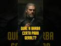 Qual barba voce usa em The Witcher 3? #thewitcher3 #gaming #geraltderivia #games #thewitcher #gamer