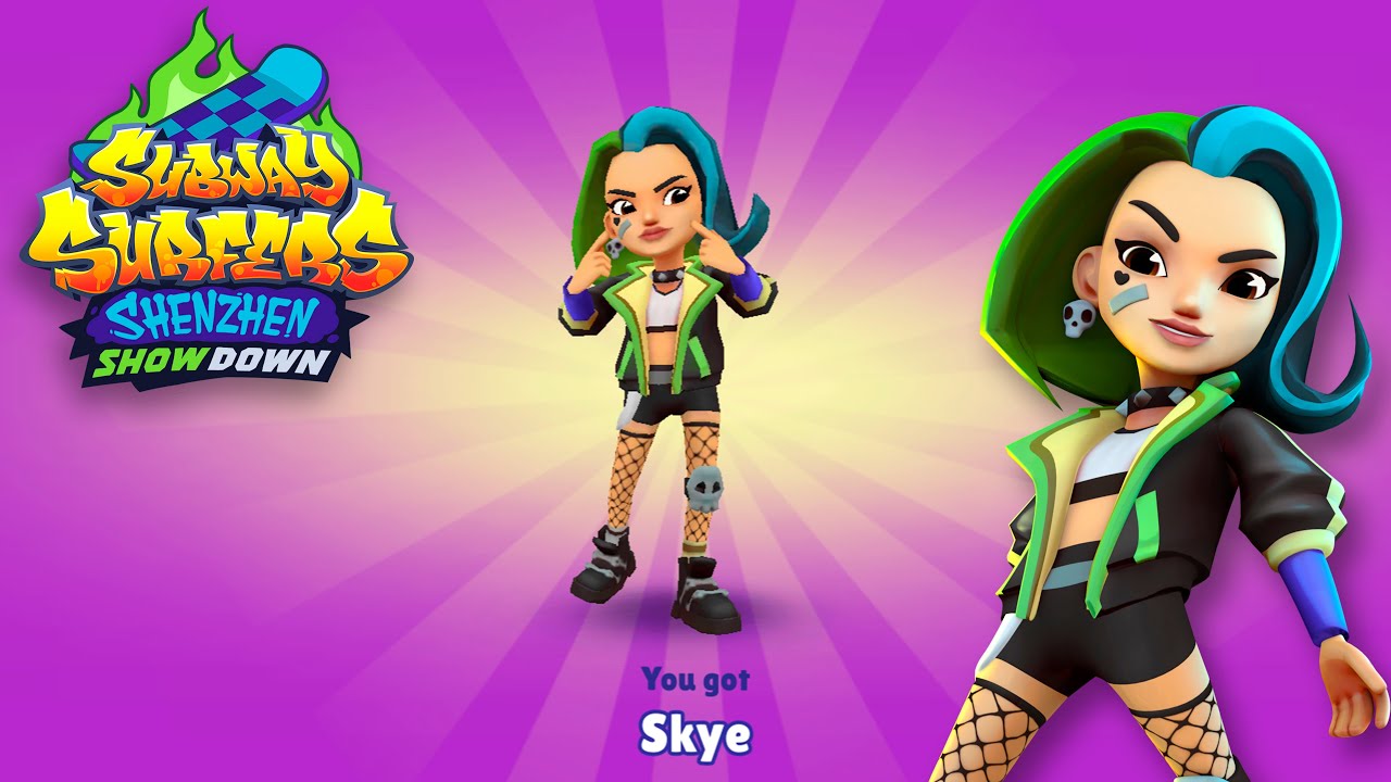 SUBWAY SURFERS SHENZHEN SHOWDOWN 2024 : UNLOCKING SKYE