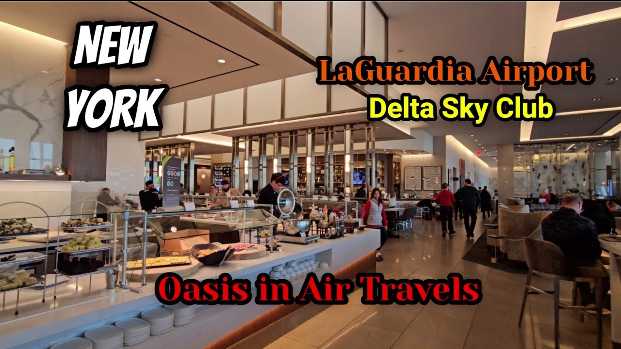 Delta Sky Club LaGuardia ✈️ Oasis in Air Travel