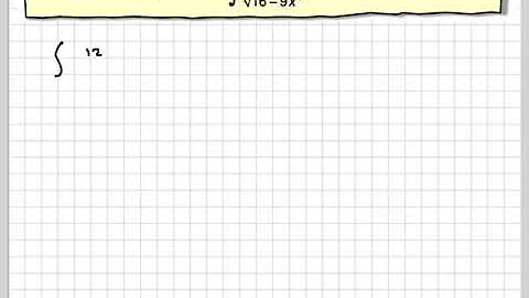 An indefinite integral leading to arcsin
