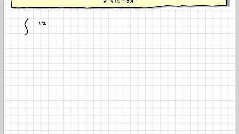 An indefinite integral leading to arcsin