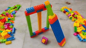 Satisfying DIY Lego Bat, Ball ASMR/Building Blocks/block game /lego building fun#asmr#buildingblocks