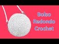 Bolso Redondo a tejido a Crochet