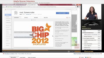 "Helpful Browser Extensions" | Adobe Dreamweaver CC with Educator.com