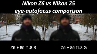 Nikon Z6 vs Nikon Z5 битва автофокусов по глазам! (eye-autofocus battle with samples, subtitles) by VadimOm 10,050 views 3 years ago 26 minutes
