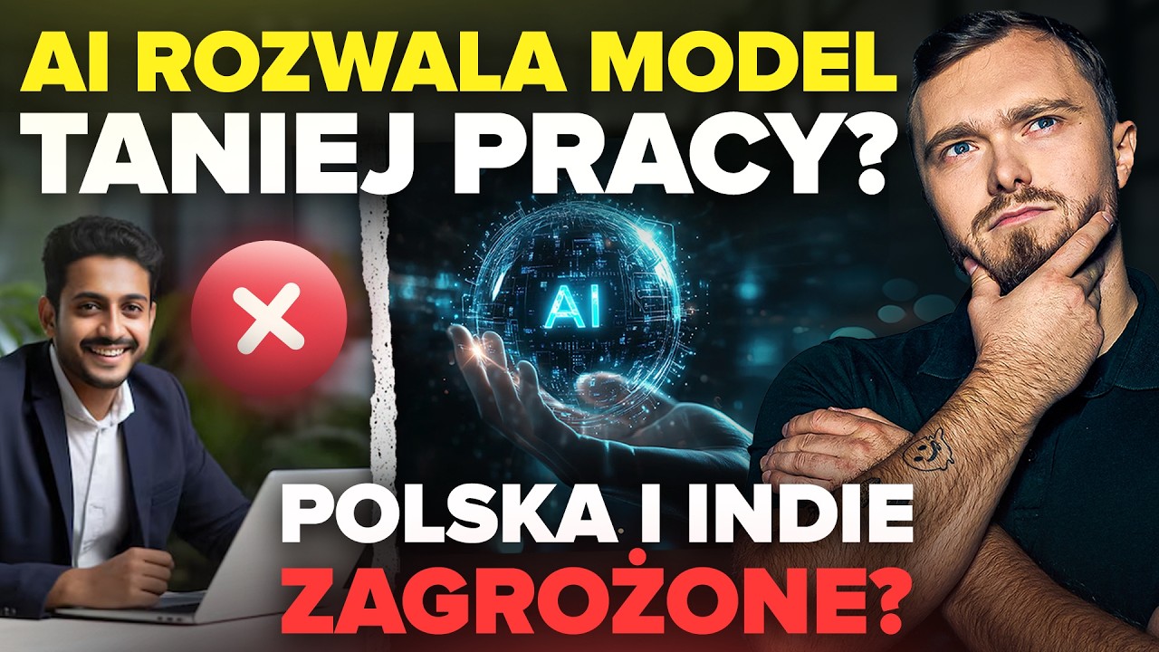 Polska i Indie zagrożone przez AI? Kończy się model taniego outsourcingu!