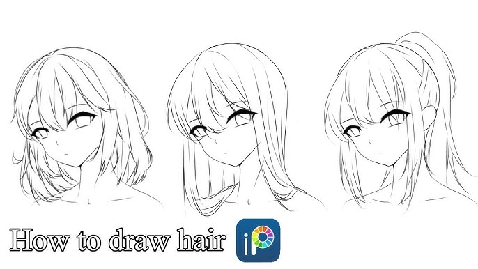 how to draw cute anime girl in ibis paint x, beginner tutorial