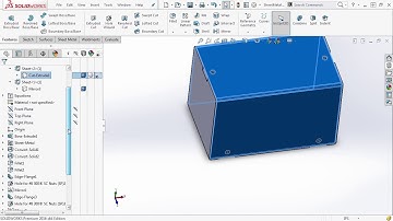 Solidworks Tutorial 39 :Sheetmetal Part Design 3