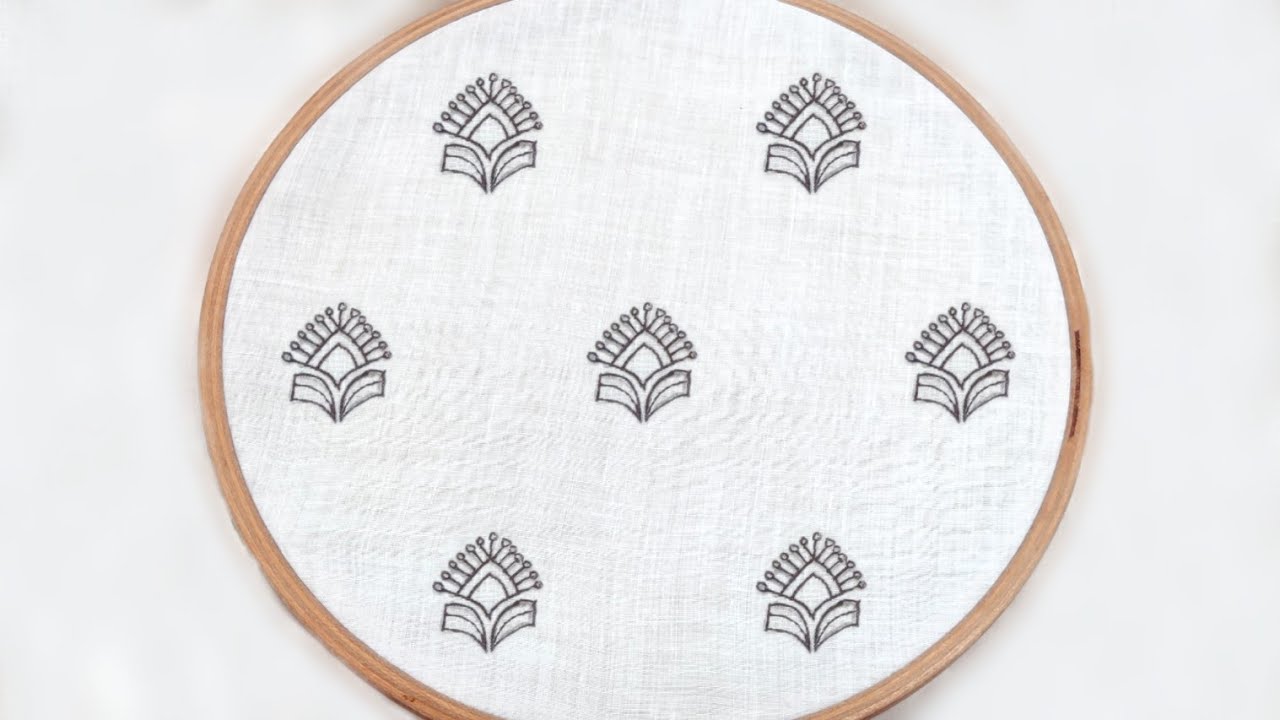 All Over Embroidery Design for Dress/Kurti (Hand Embroidery Work) YouTube