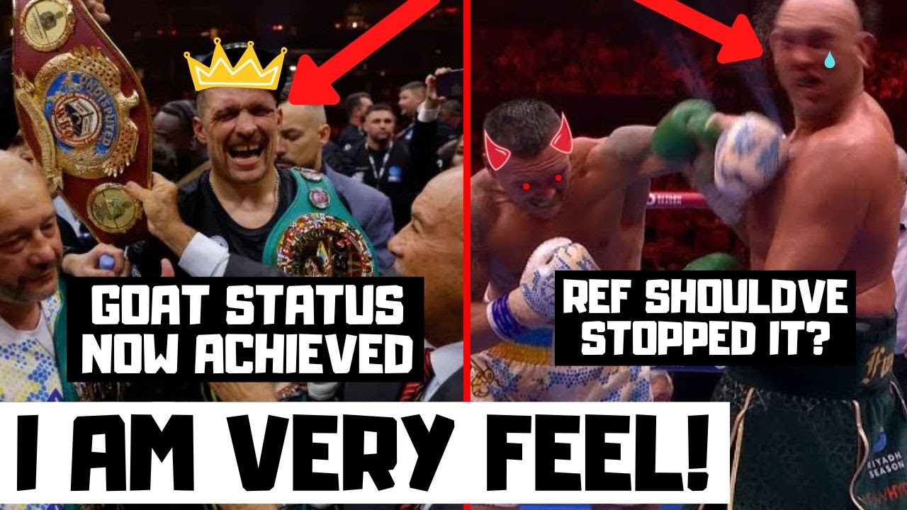 Tyson Fury vs Oleksandr Usyk took place for the undisputed heavyweight world championship, Usyk won by split decision, this is my full fight reaction with a breakdown of the decision and huge moments, let me know what you guys think in the comments section down below.

Join The Beanie Cult to get access to members only live MMA Q&A Streams https://www.youtube.com/channel/UCIhQvpinmS8Eq6PrQ021DKQ/join

Like and subscribe!