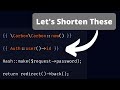 9 tips for shorter laravel code