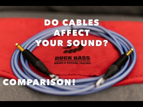 how-much-do-cables-affect-your-bass-guitar's-sound-?-|-comparison-video