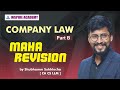 Company Law || Maha Revision || Part B || for December 2020