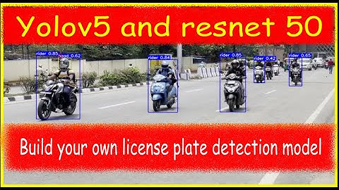 Build your deep learning project for extraction of license plate, if rider is not wearing a helmet.