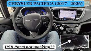 Chrysler Pacifica USB Port (Charger) Not Working? Fuse Location & Fix (2017 - 2026)