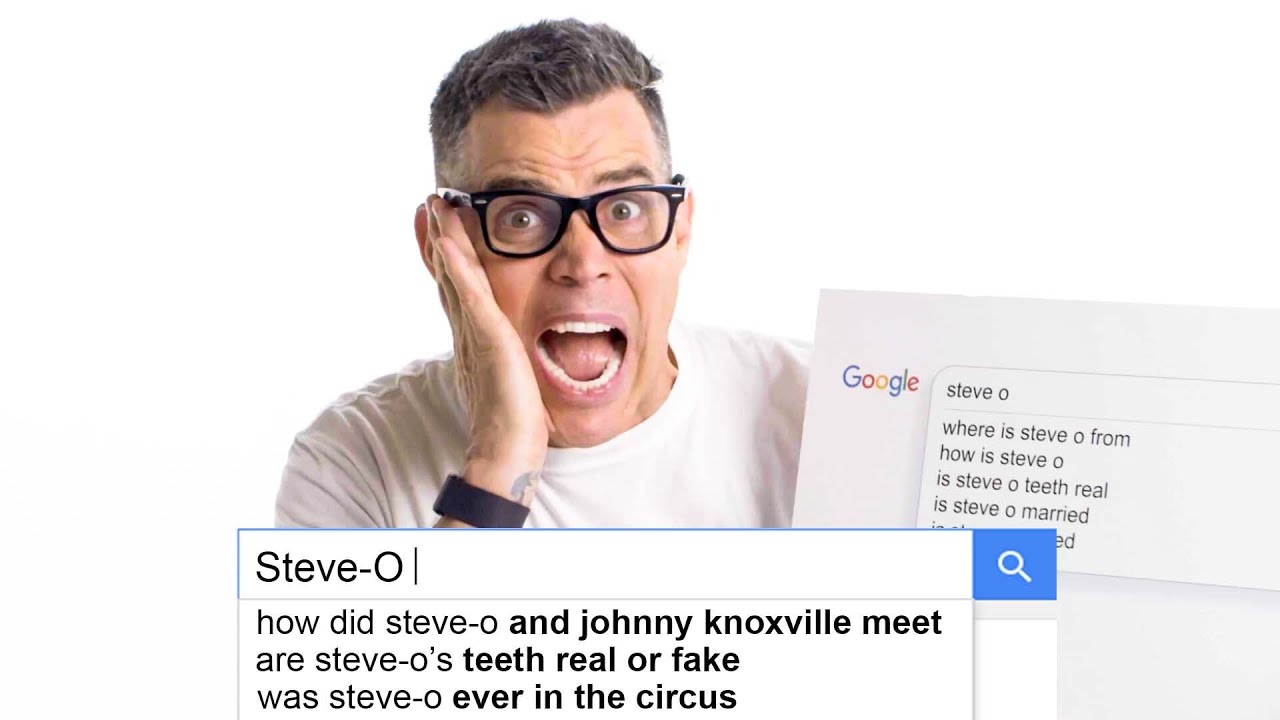 Steve-O Answers the Web's Most Searched Questions | WIRED – WIRED
