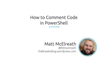 How To Comment Code In PowerShell