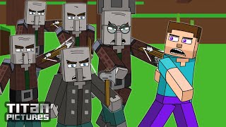 Minecraft Animation - Clan Wars | Villager vs Pillager | Episode 1 - Welcome Back Player