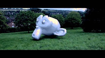 Blender Camera Tracking Test #01 - Monkey Head