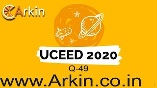 UCEED 2020 Question 49 explained by Arkin Institute for NID,NIFT,NATA