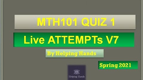 mth101 quiz 1 spring2021 By Helping Hands|v7|
