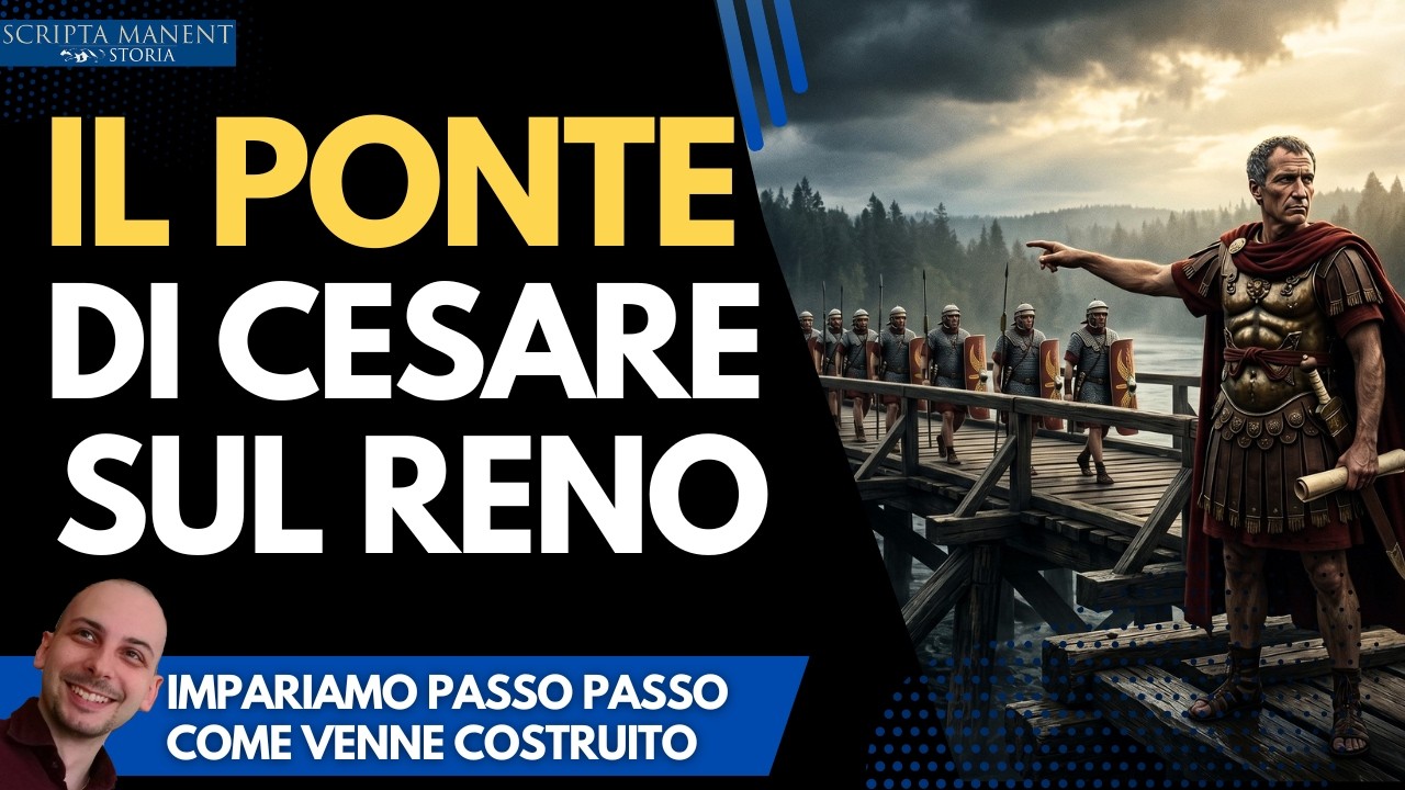 Il ponte di Cesare sul Reno. Come l'hanno costruito?