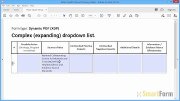 AEM Forms. Complex dropdown list.
