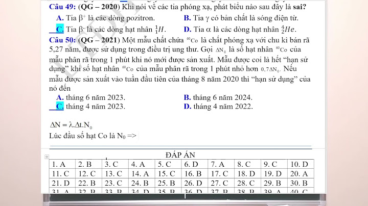 Lý thuyết và bài tập hóa học phóng xạ năm 2024