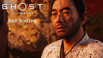 Ghost of Tsushima Ending - Bad Ending Scene with Lord Shimura (No Commentary)