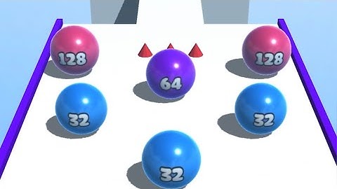 Ball Merge 2048🌈🔥All Levels Gameplay Walkthrough Android, ios Game - Level 34