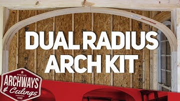 Installing a Prefab Dual Radius Archway aka Basket Handle Arch Kit