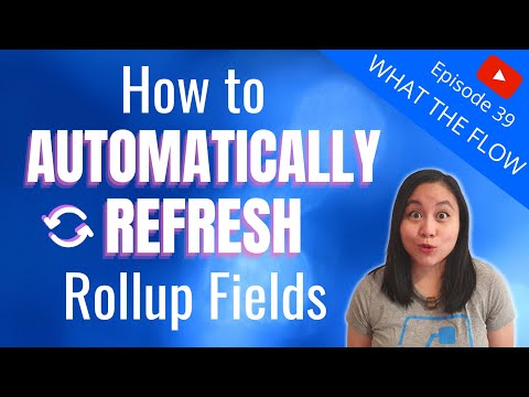 How to automatically refresh rollup fields with Power Automate