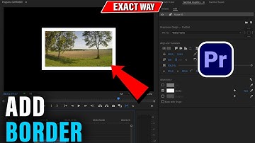 How to add border around video in premiere pro (Easy)