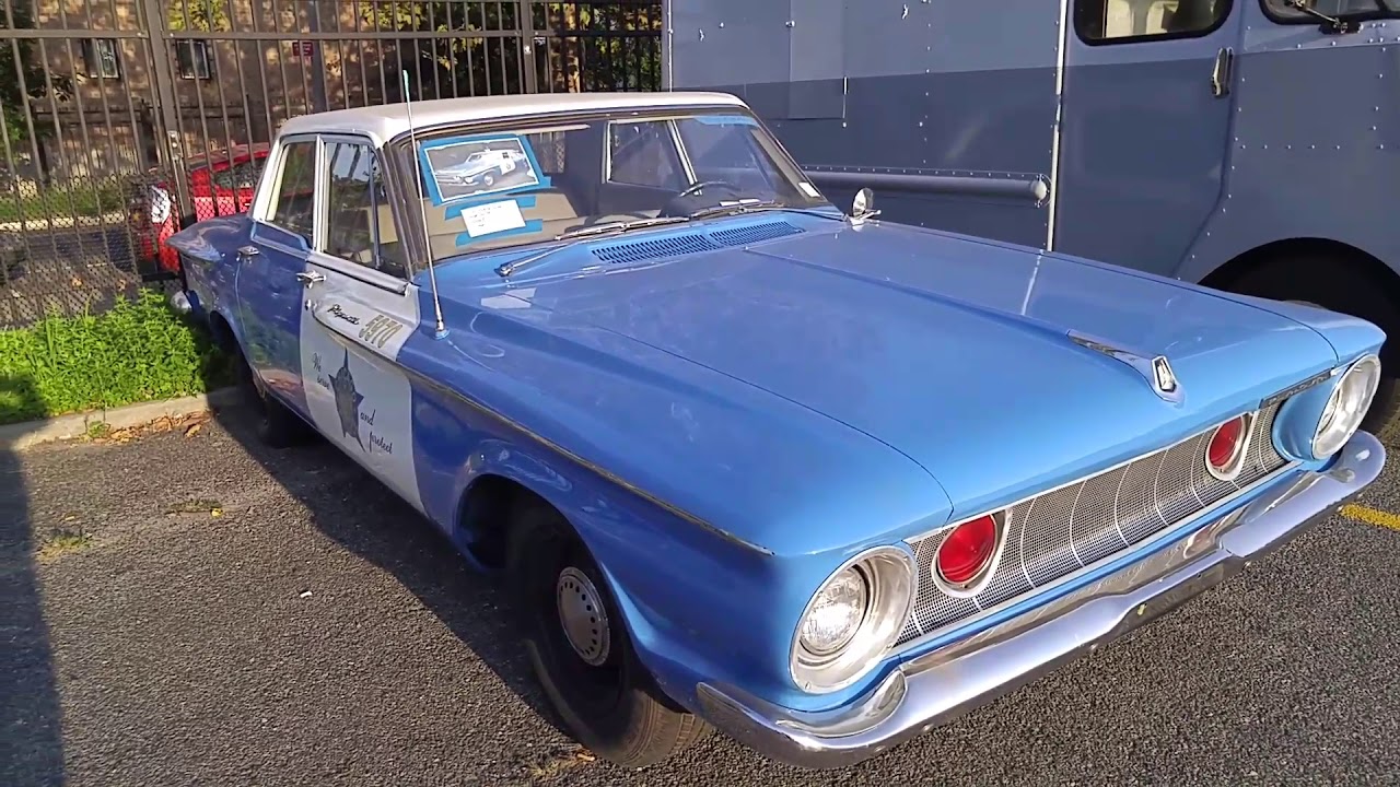 1962 Plymouth Savoy Chicago Police car YouTube