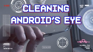 [ASMR] ✨ Cleaning Android's Eye lens 🤖 | no talking screenshot 3