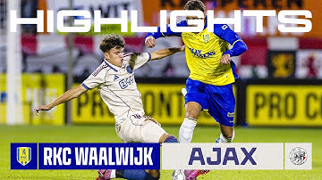 Highlights RKC Waalwijk - Jong Ajax | Keuken Kampioen Divisie