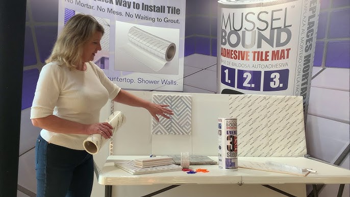 Easy Tile Wall With MusselBound Adhesive - Newbuild Newlyweds